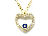 Heart with Eye necklace