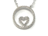 Circle of life with heart necklace