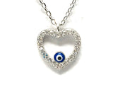 Heart with Eye necklace