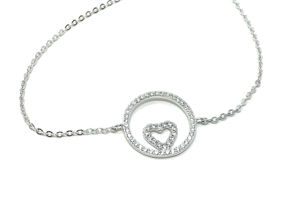 Circle of life with Heart bracelet