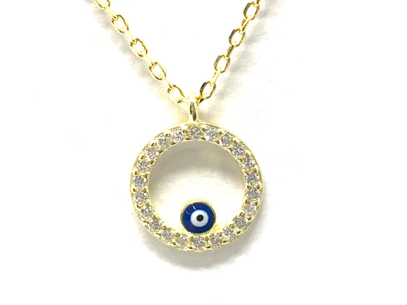 Circle of life with Eye necklace